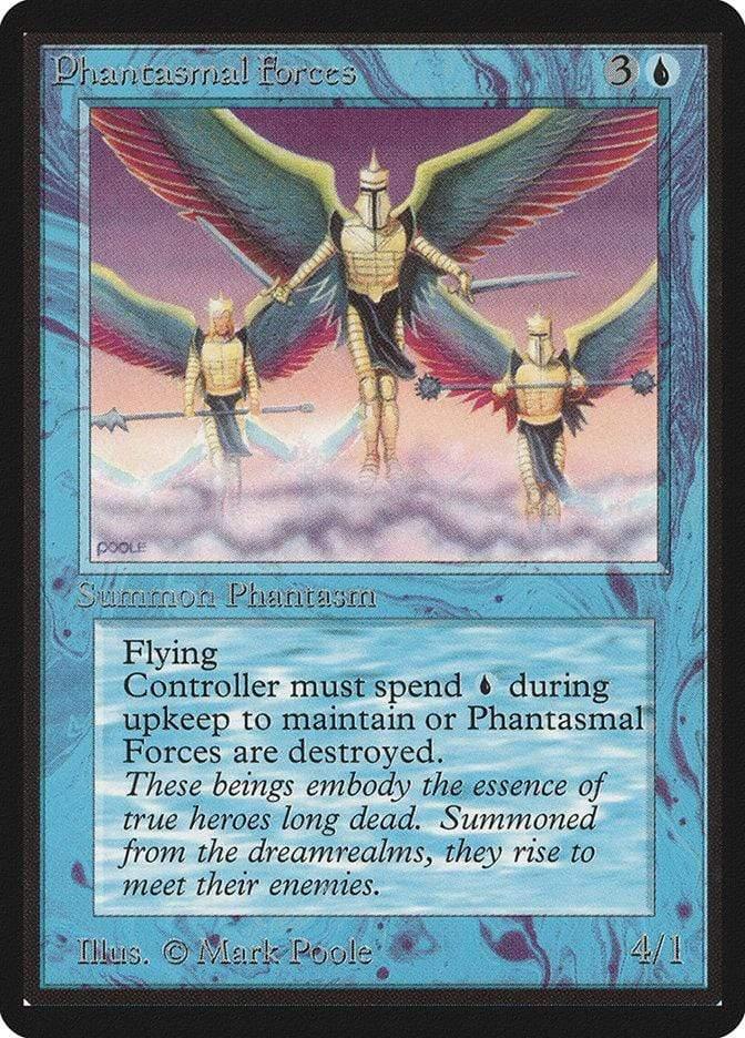 Magic: The Gathering MTG Single Phantasmal Forces [Limited Edition Beta]