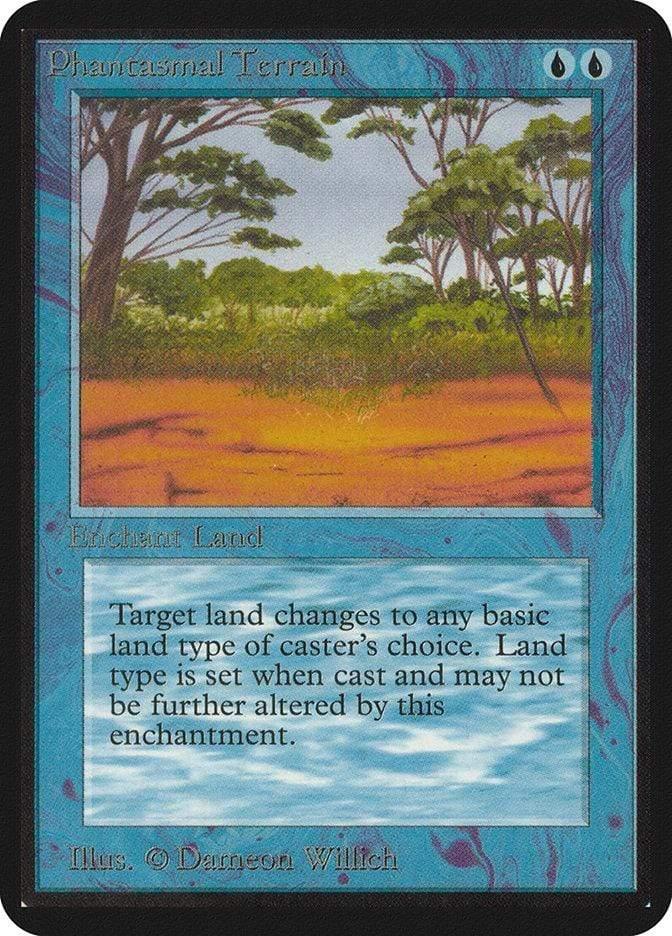 Magic: The Gathering MTG Single Phantasmal Terrain [Limited Edition Alpha]