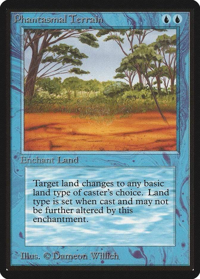 Magic: The Gathering MTG Single Phantasmal Terrain [Limited Edition Beta]