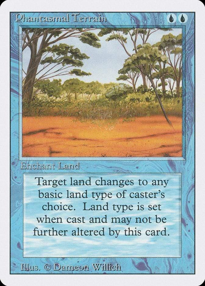 Magic: The Gathering MTG Single Phantasmal Terrain [Revised Edition]