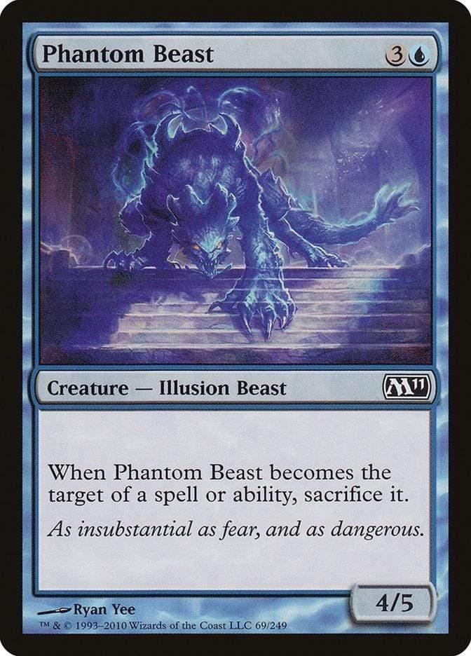 Magic: The Gathering MTG Single Phantom Beast [Magic 2011]
