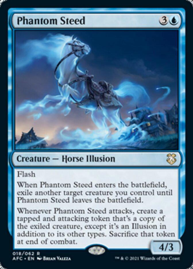 Magic: The Gathering MTG Single Phantom Steed [Dungeons & Dragons: Adventures in the Forgotten Realms Commander]