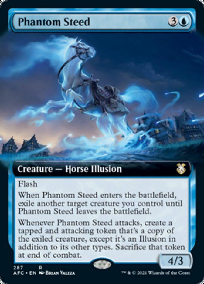 Magic: The Gathering MTG Single Phantom Steed (Extended) [Dungeons & Dragons: Adventures in the Forgotten Realms Commander]