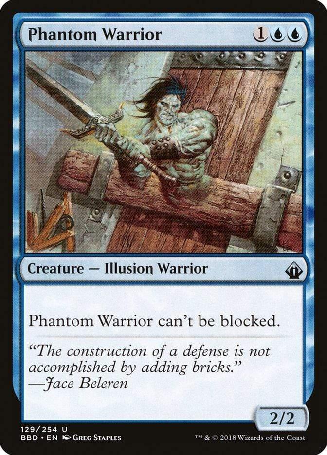 Magic: The Gathering MTG Single Phantom Warrior [Battlebond]