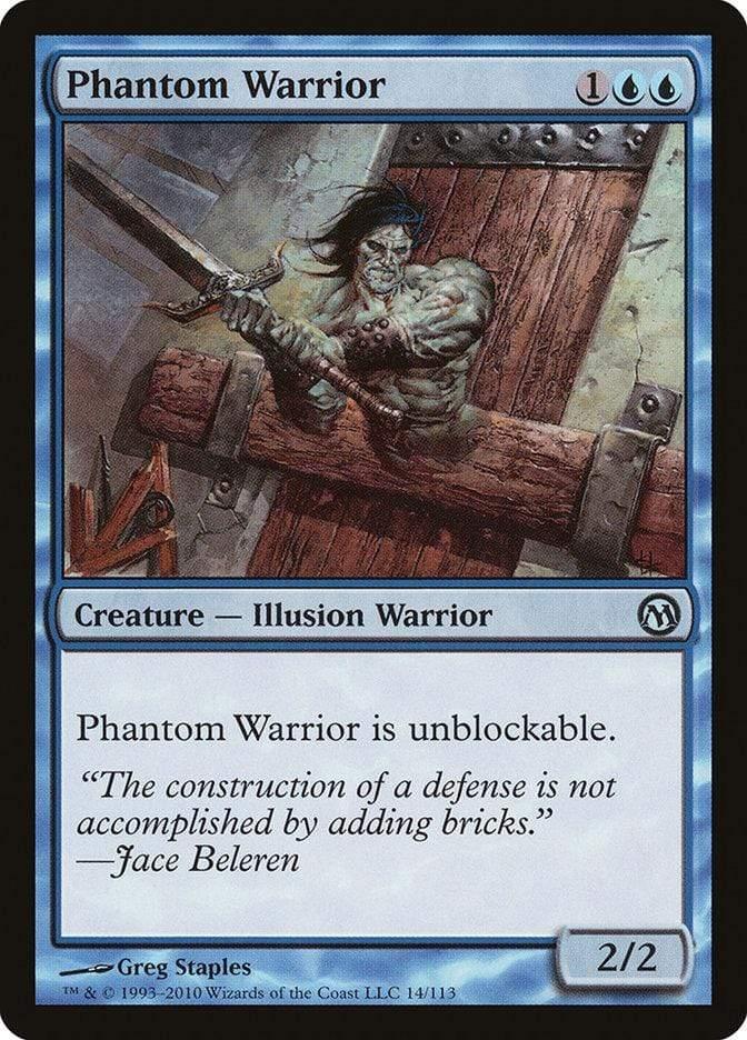 Magic: The Gathering MTG Single Phantom Warrior [Duels of the Planeswalkers]