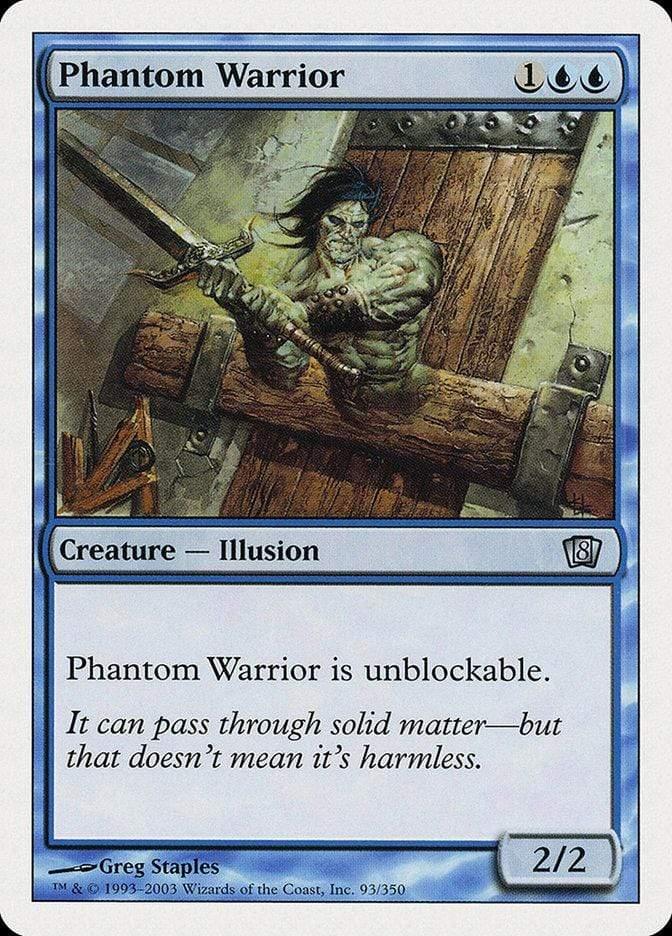 Magic: The Gathering MTG Single Phantom Warrior [Eighth Edition]