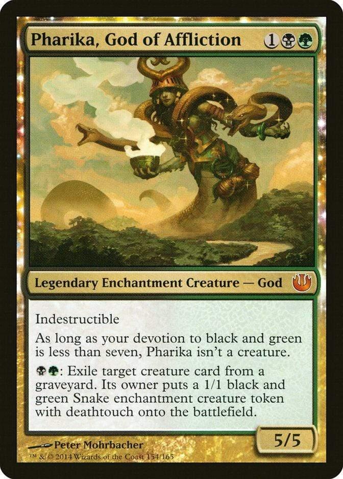 Magic: The Gathering MTG Single Pharika, God of Affliction [Journey into Nyx]