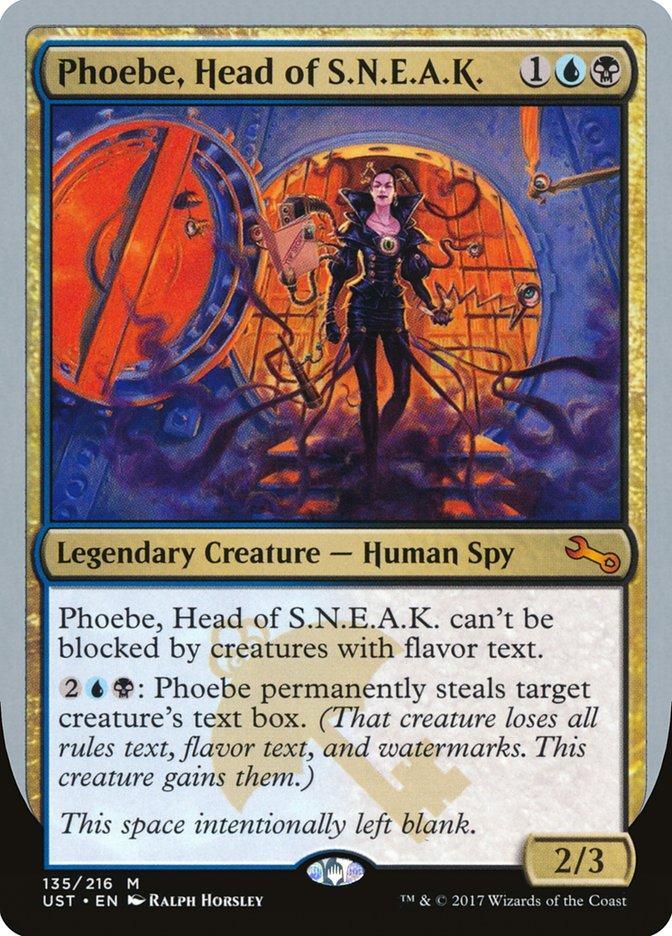 Magic: The Gathering MTG Single Phoebe, Head of S.N.E.A.K. [Unstable]