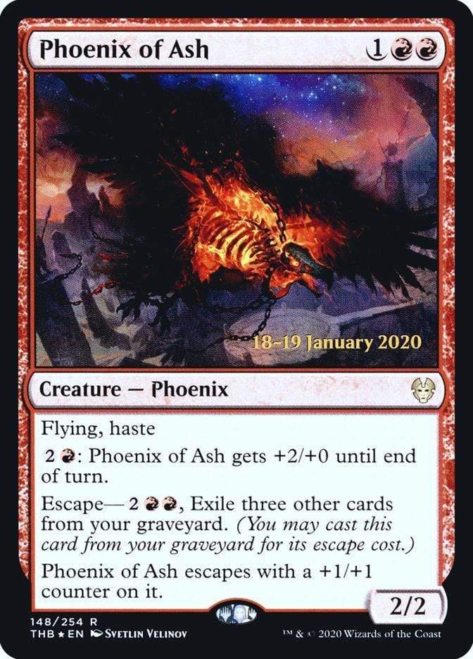 Magic: The Gathering MTG Single Phoenix of Ash [Theros Beyond Death Prerelease Promos]