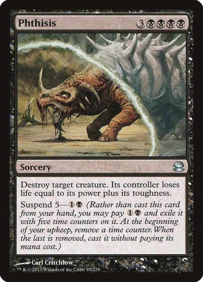 Magic: The Gathering MTG Single Phthisis [Modern Masters]