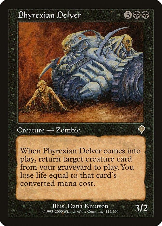 Magic: The Gathering MTG Single Phyrexian Delver [Invasion]