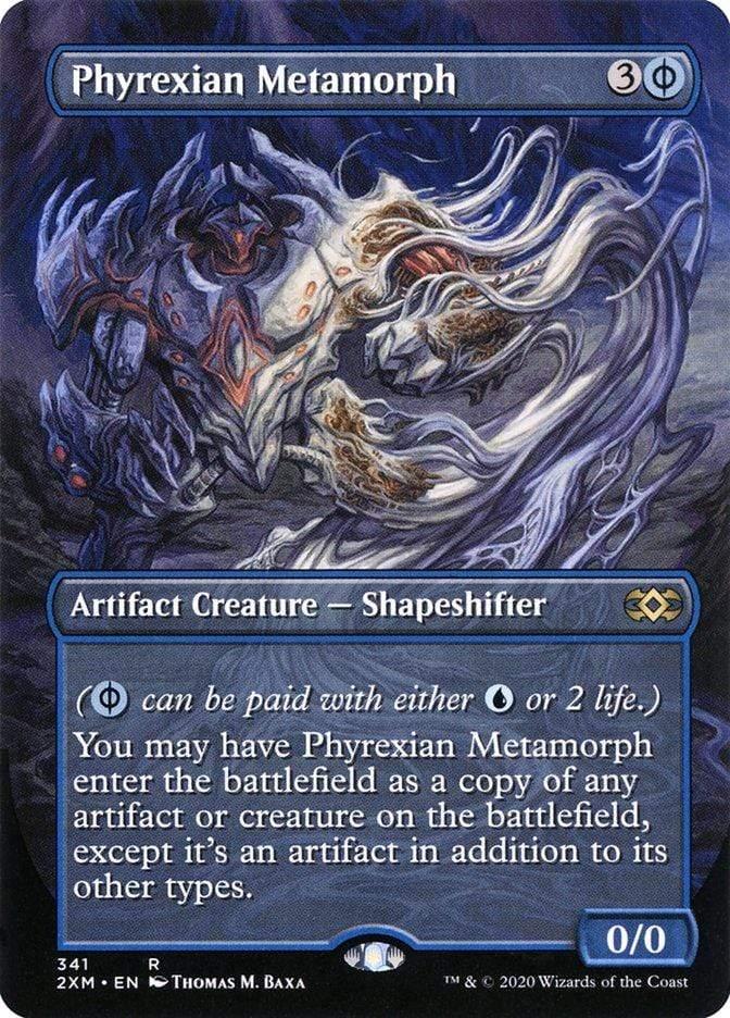 Magic: The Gathering MTG Single Phyrexian Metamorph (Toppers) [Double Masters Extended Art]