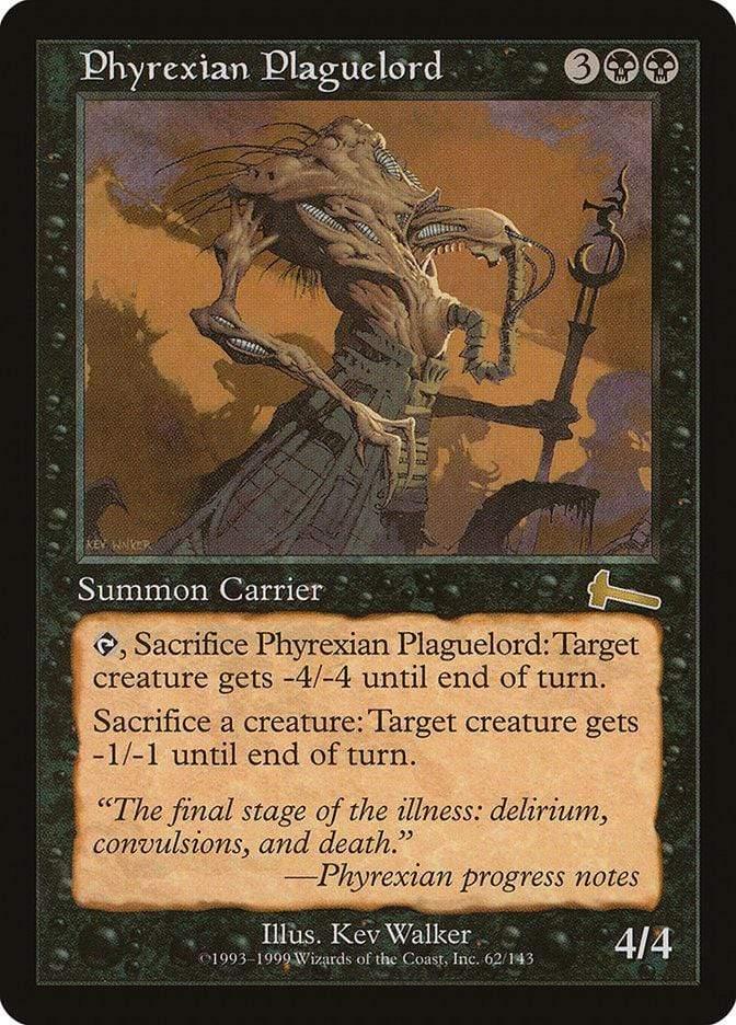 Magic: The Gathering MTG Single Phyrexian Plaguelord [Urza's Legacy]