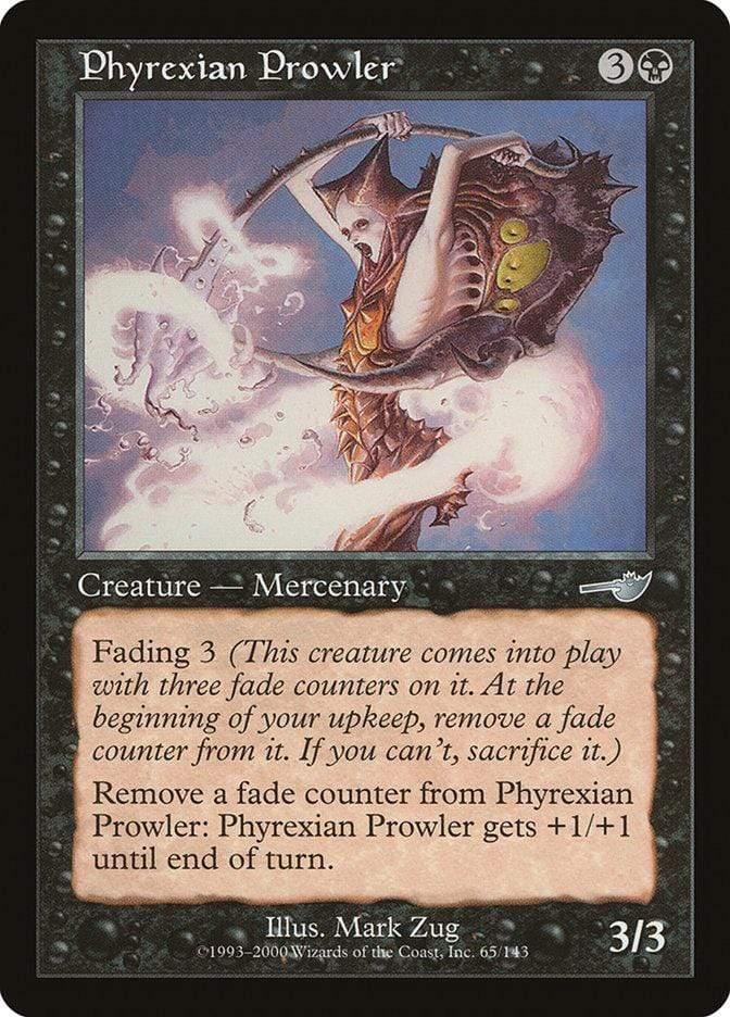Magic: The Gathering MTG Single Phyrexian Prowler [Nemesis]