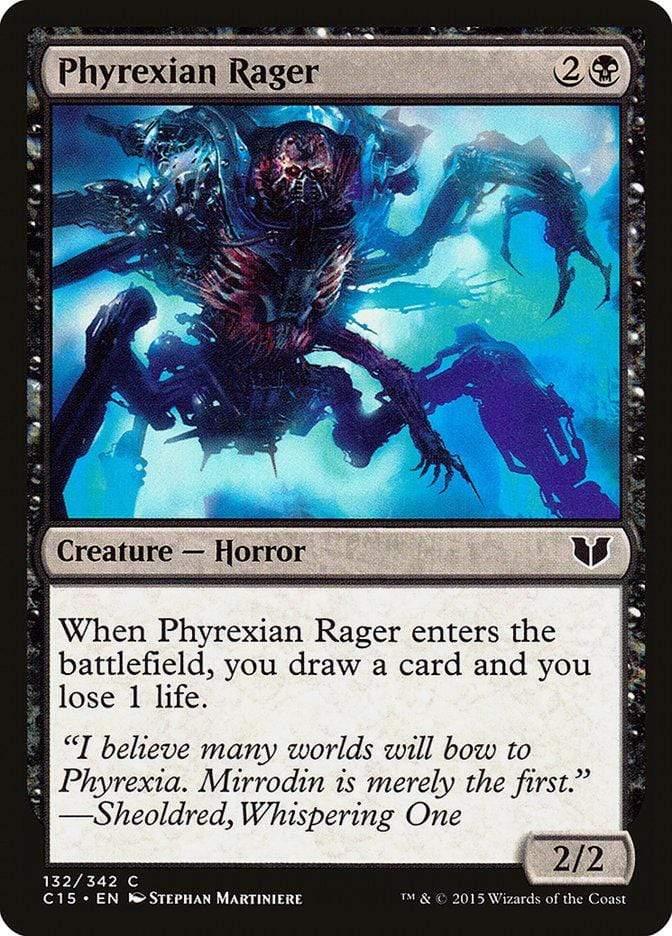 Magic: The Gathering MTG Single Phyrexian Rager [Commander 2015]