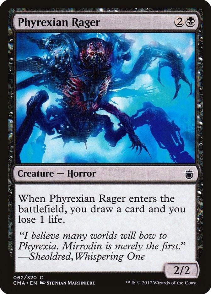 Magic: The Gathering MTG Single Phyrexian Rager [Commander Anthology]