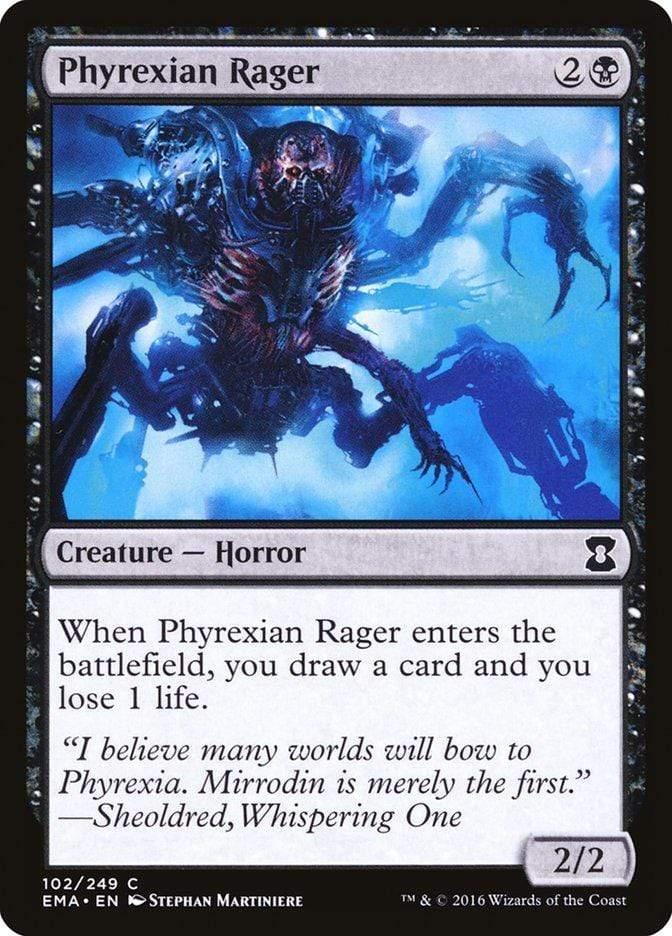 Magic: The Gathering MTG Single Phyrexian Rager [Eternal Masters]