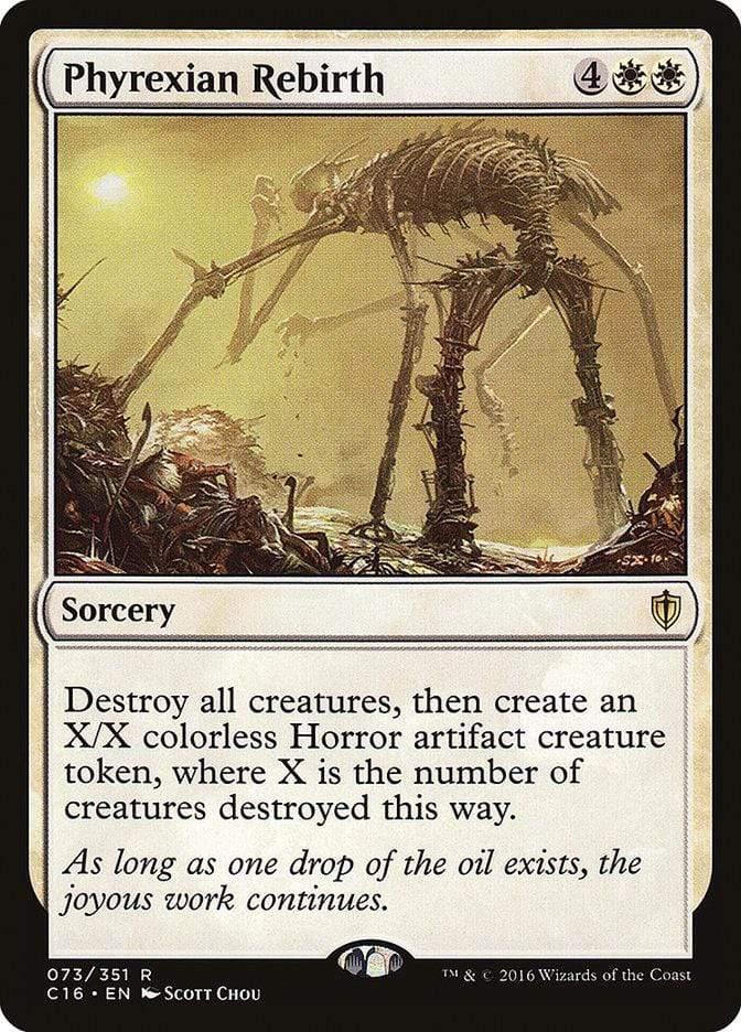 Magic: The Gathering MTG Single Phyrexian Rebirth [Commander 2016]