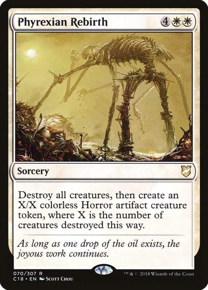 Magic: The Gathering MTG Single Phyrexian Rebirth [Commander 2018]