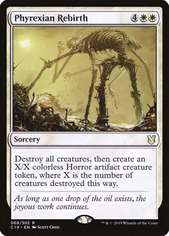 Magic: The Gathering MTG Single Phyrexian Rebirth [Commander 2019]