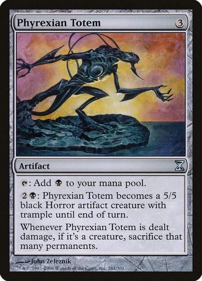 Magic: The Gathering MTG Single Phyrexian Totem [Time Spiral]