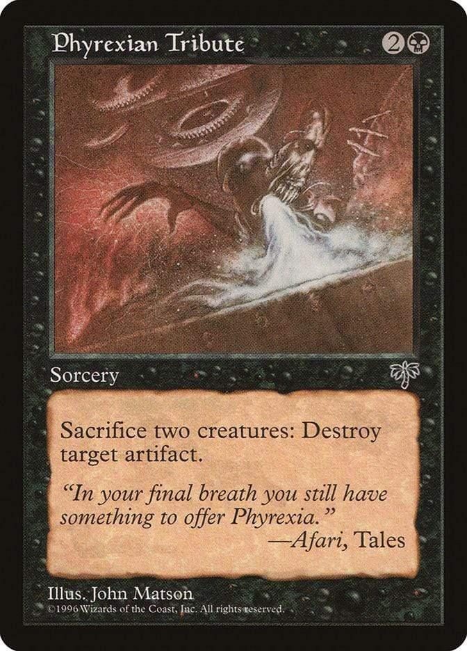 Magic: The Gathering MTG Single Phyrexian Tribute [Mirage]