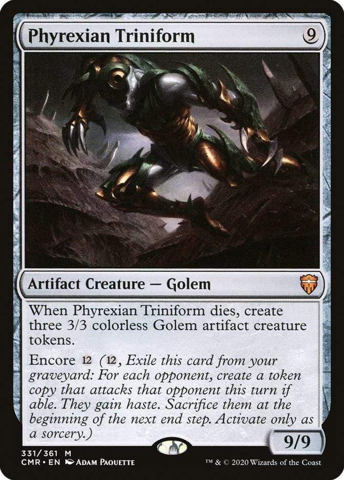 Magic: The Gathering MTG Single Phyrexian Triniform [Commander Legends]