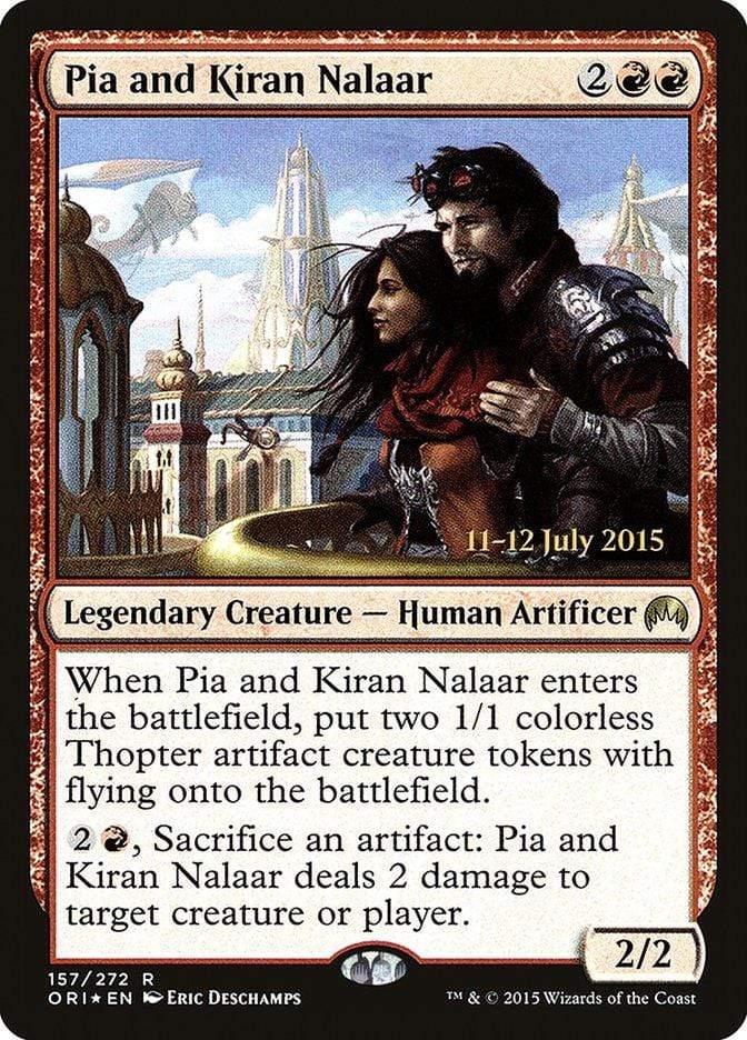 Magic: The Gathering MTG Single Pia and Kiran Nalaar [Magic Origins Prerelease Promos]