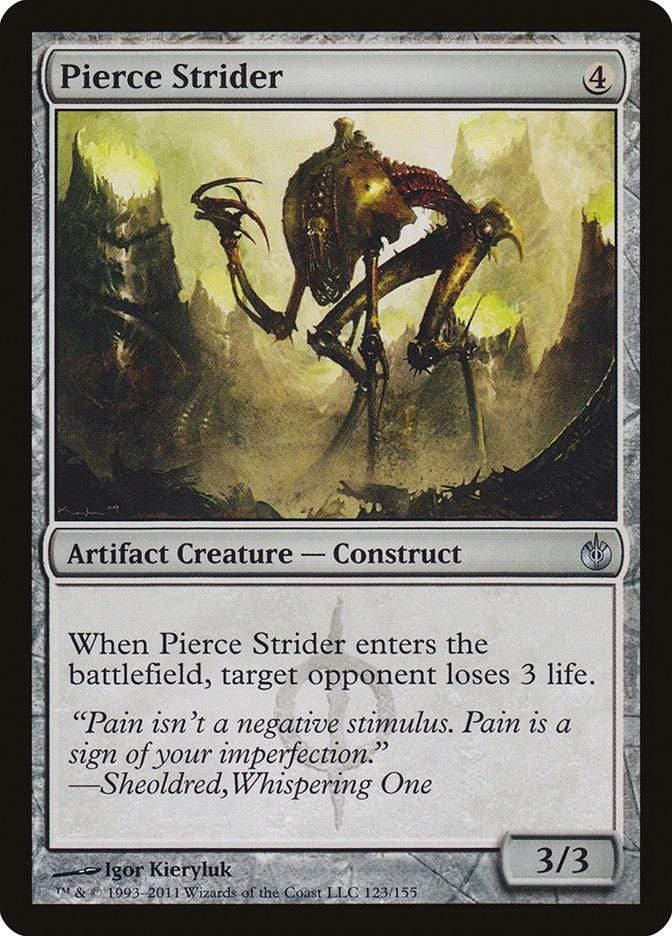 Magic: The Gathering MTG Single Pierce Strider [Mirrodin Besieged]