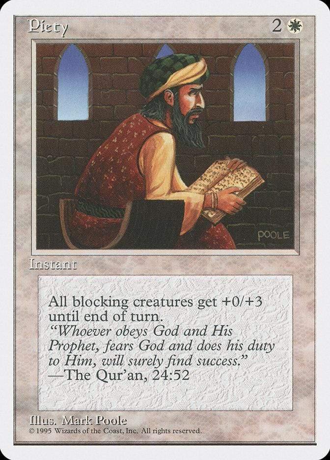Magic: The Gathering MTG Single Piety [Fourth Edition]