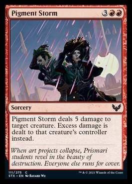 Magic: The Gathering MTG Single Pigment Storm [Strixhaven: School of Mages]