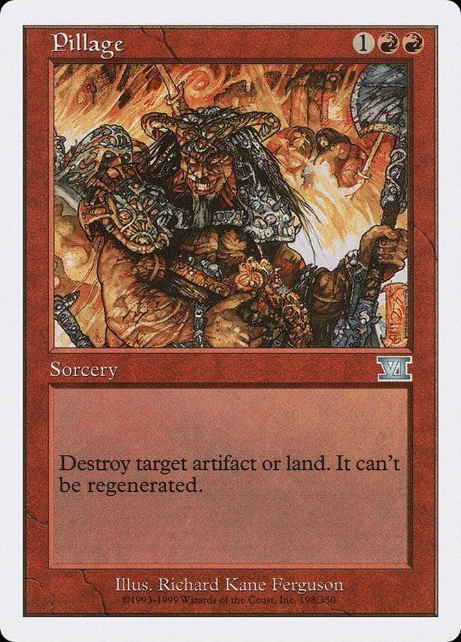 Magic: The Gathering MTG Single Pillage [Classic Sixth Edition]