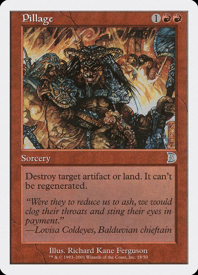 Magic: The Gathering MTG Single Pillage [Deckmasters]