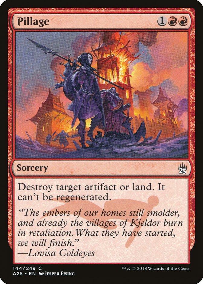 Magic: The Gathering MTG Single Pillage [Masters 25]
