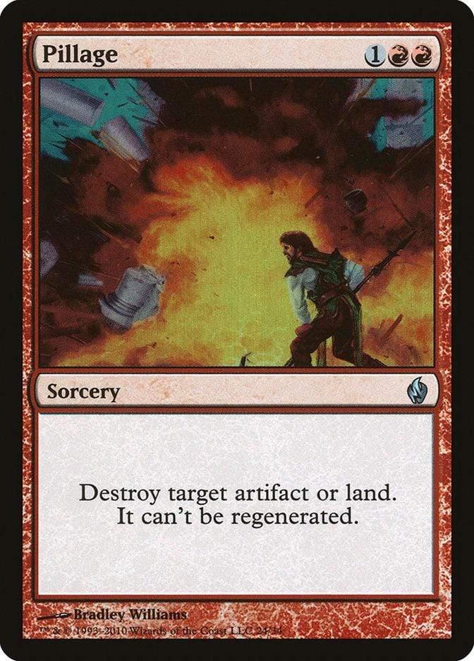 Magic: The Gathering MTG Single Pillage [Premium Deck Series: Fire and Lightning]