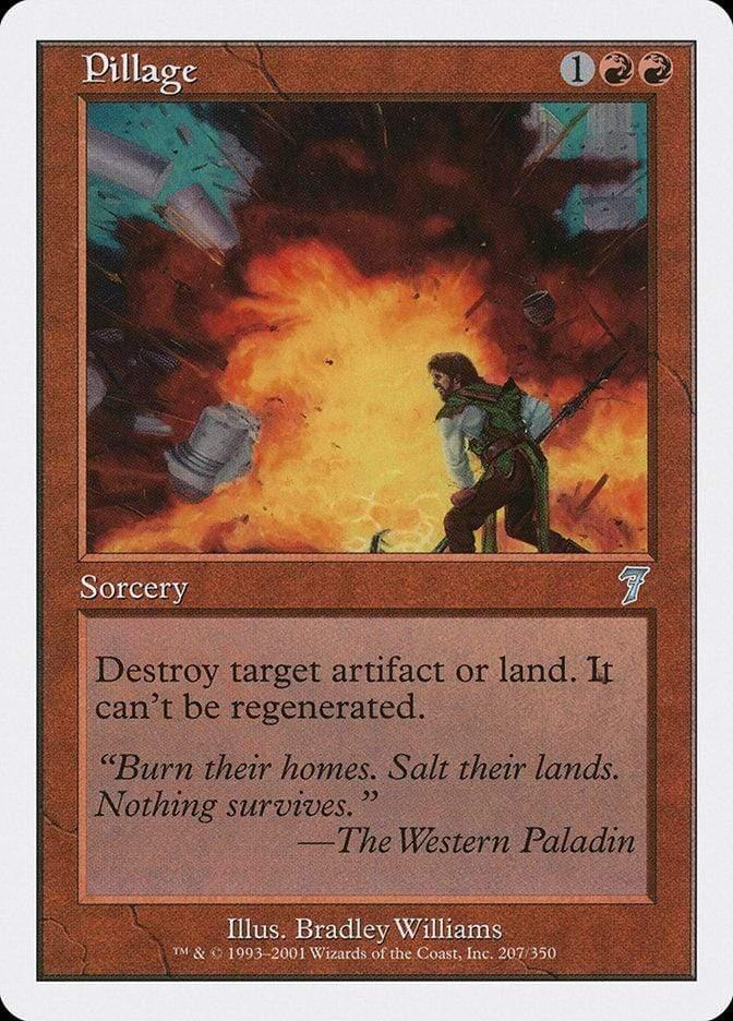 Magic: The Gathering MTG Single Pillage [Seventh Edition]