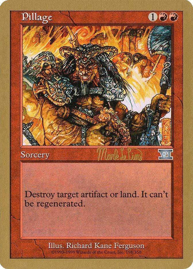 Magic: The Gathering MTG Single Pillage [World Championship Decks 1999]