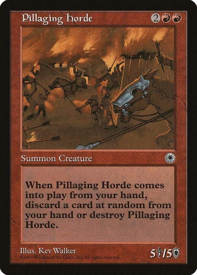 Magic: The Gathering MTG Single Pillaging Horde [Portal]