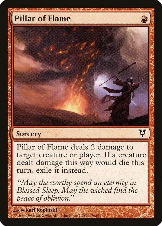Magic: The Gathering MTG Single Pillar of Flame [Avacyn Restored]