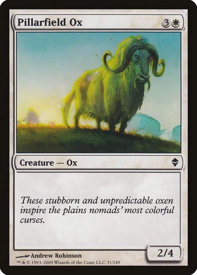 Magic: The Gathering MTG Single Pillarfield Ox [Zendikar]