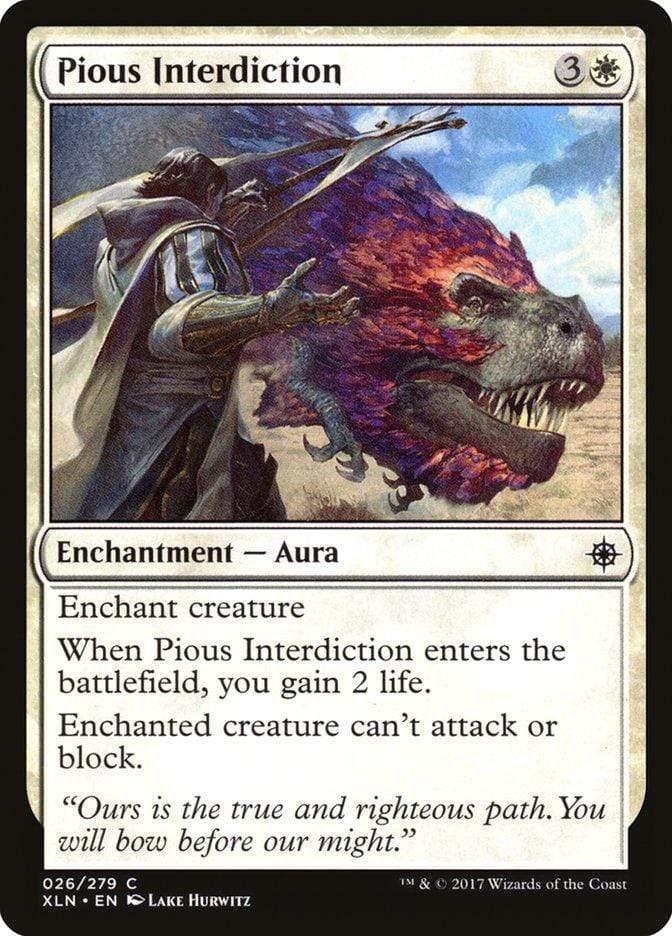 Magic: The Gathering MTG Single Pious Interdiction [Ixalan]