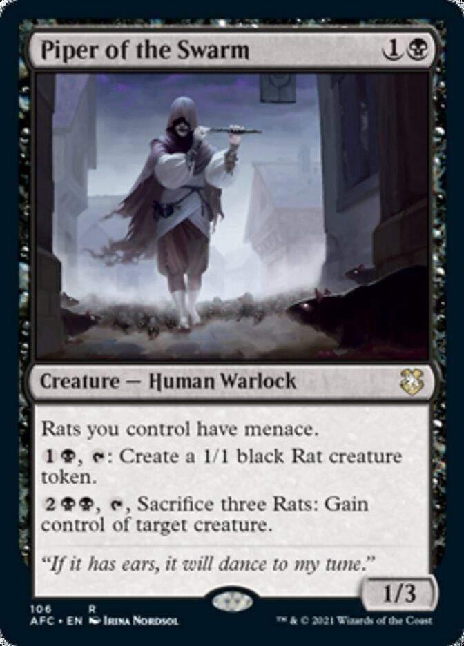 Magic: The Gathering MTG Single Piper of the Swarm [Dungeons & Dragons: Adventures in the Forgotten Realms Commander]