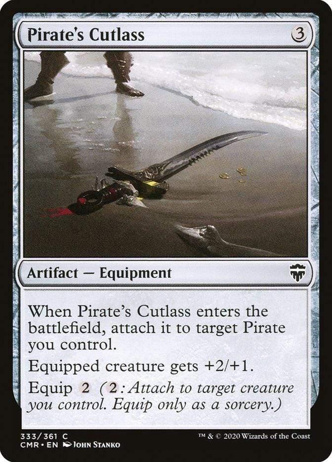 Magic: The Gathering MTG Single Pirate's Cutlass [Commander Legends]