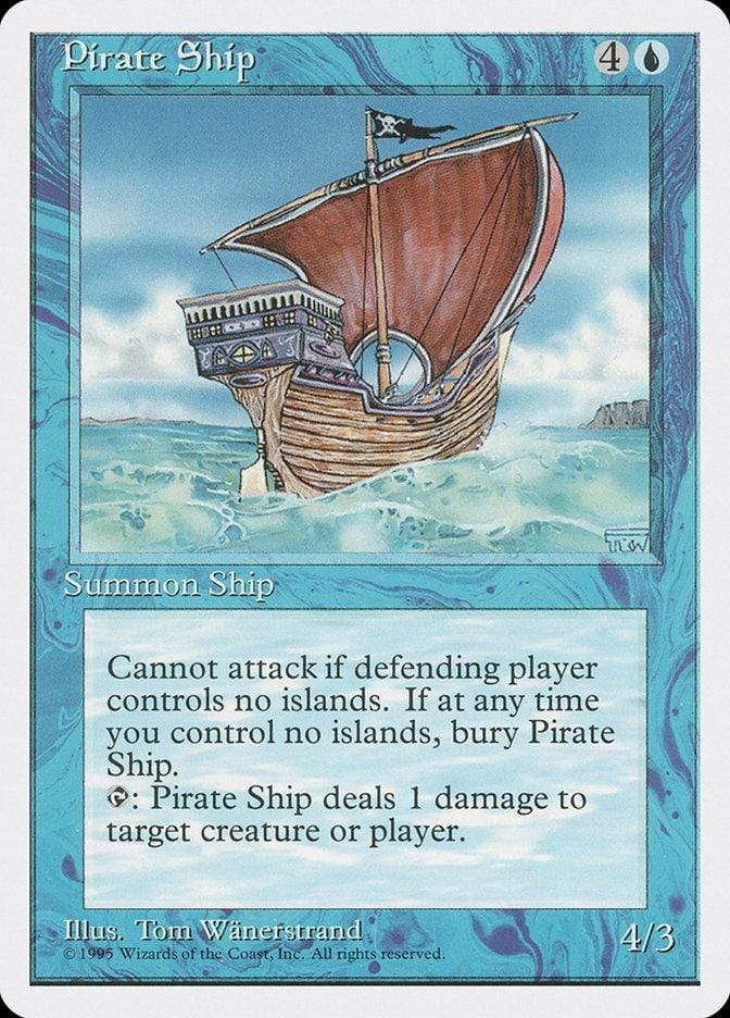 Magic: The Gathering MTG Single Pirate Ship [Fourth Edition]