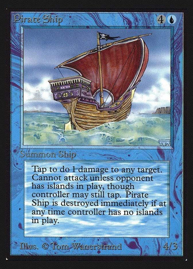 Magic: The Gathering MTG Single Pirate Ship [International Collectors’ Edition]