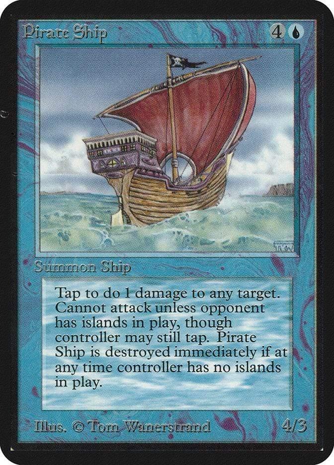Magic: The Gathering MTG Single Pirate Ship [Limited Edition Alpha]