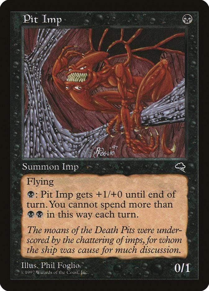 Magic: The Gathering MTG Single Pit Imp [Tempest]