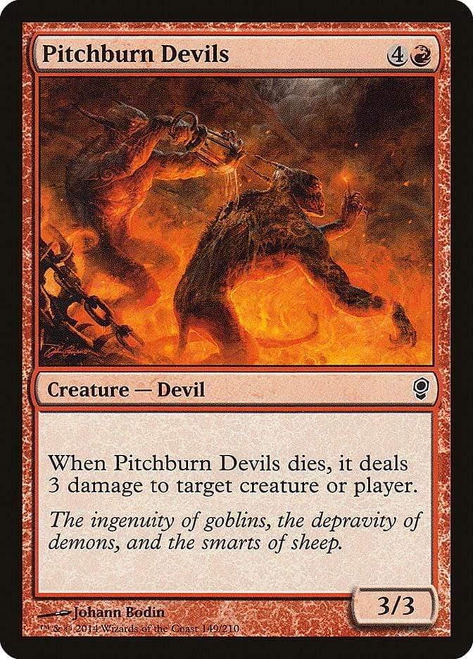 Magic: The Gathering MTG Single Pitchburn Devils [Conspiracy]
