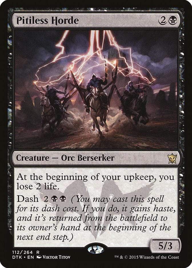 Magic: The Gathering MTG Single Pitiless Horde [Dragons of Tarkir]