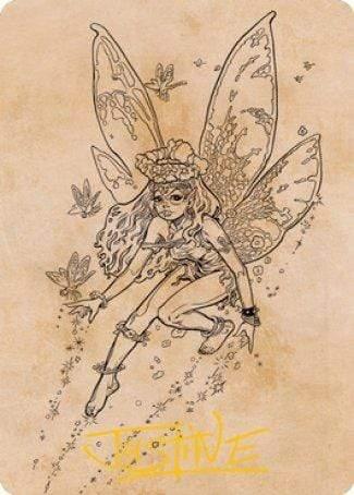 Magic: The Gathering MTG Single Pixie Guide (Showcase) Art Card (Gold-Stamped Signature) [Dungeons & Dragons: Adventures in the Forgotten Realms Art Series]